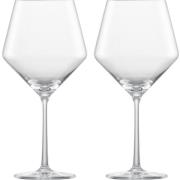 Zwiesel Pure Burgundy rødvinsglass 69 cl, 2-pakning