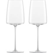 Zwiesel Simplify Light & Fresh hvitvinsglass 38 cl, 2-pakning