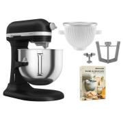 KitchenAid Artisan 5KSM70SHXE kjøkkenmaskin 6,6 liter + 5KSMICM Ice Cr...