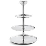 Georg Jensen Alfredo 3 etasjer Kakefat Rustfritt Stål