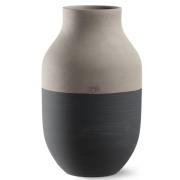 Kähler Omaggio Circulare vase 31 cm, antrasittgrå