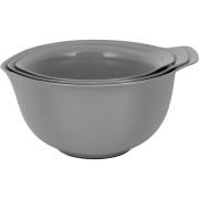 KitchenAid Skålsett 3 stk, charcoal grey