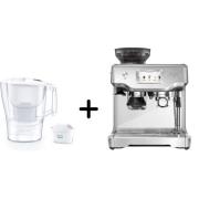 Sage SES880BSS The Barista Touch™ espressomaskin + Brita Aluna filterk...