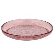 Bitz Kusintha glasstallerken 25 cm, rosa