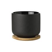 Stelton - Theo krus m/glassbrikke 20 cl svart