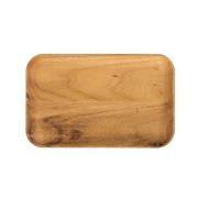 Aida - RAW Teak tallerken 23,7x14,9 cm