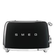 SMEG - Brødrister TSF03 4 skiver kvadratisk svart