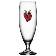 Kosta Boda - Friendship ølglass hearts 50 cl