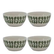 Tina - Tina Vegetable skål 4 stk Ø10 cmhvit/grønn