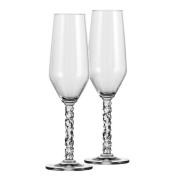 Orrefors - Carat champagneglass 24 cl 2 stk