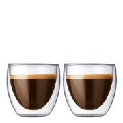 Bodum - Pavina espresso glass 8 cl 2 stk