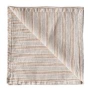 Tell Me More - Serviett 45x45 cm hazelnut stripe