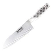 Global - Classic santokukniv hulslipt G-80 18 cm