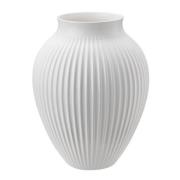 Knabstrup Keramik - Ripple vase 27 cm hvit