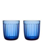 iittala - Raami glass 26 cl 2 stk ultramarinblå