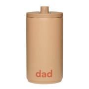 Design Letters - Travel termokopp dad 35 cl beige