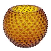 Klimchi - Hobnail vase 18 cm amber