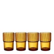 Bitz - Kusintha kaffeglass 38 cl 4 stk amber