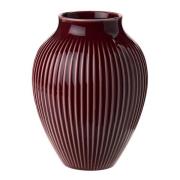 Knabstrup Keramik - Ripple vase 12,5 cm berry