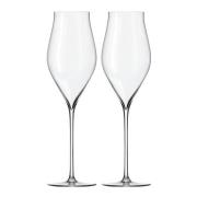 Holmegaard - Notes champagneglass 38 cl 2 stk klar