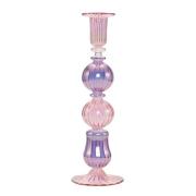 Moonlight Copenhagen - Illume lysestake 25 cm rosa/lilla