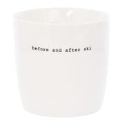 Sögne Home - Krus before and after ski 30 cl hvit