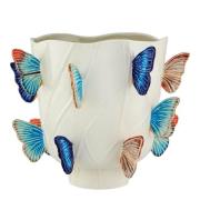 Bordallo Pinheiro - Cloudy Butterfly vase 36 cm