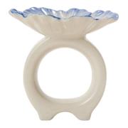 Stiernholm - Flora serviettring 6 cm blå