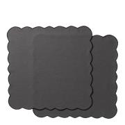 Ziczac - Scallopped tekstilserviett 2 stk 40x40 cm grå