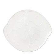 Broste Copenhagen - Pesce tallerken fisk 30,6x34,6 cm hvit