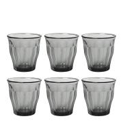 Duralex - Picardie vannglass 25 cl 6 stk grå