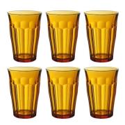 Duralex - Picardie vannglass 36 cl 6 stk amber