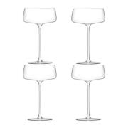 LSA International - Metropolitan champagneglass coupe 30 cl 4 stk