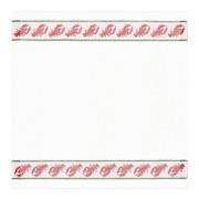 Ekelund - Kräftband serviett 35x35 cm rød