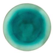 Costa Nova - Riviera tallerken flat 21 cm azurblå/svart