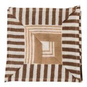 Tell Me More - Ella serviett 50x50 cm hazelnut