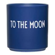 Design Letters - Favourite kopp TO THE MOON 25 cl midnight blue
