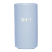 Design Letters - Favourite vase SMILE 11 cm dusty blue
