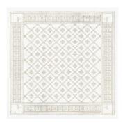 Ekelund - Åttebladrose bordduk 80x80 cm beige