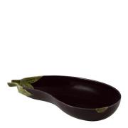 Bordallo Pinheiro - Aubergine serveringsbolle 1,6L lilla/grønn