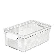 Oxo - Oppbevaringsboks til kjøleskap 32x12 cm klar/hvit