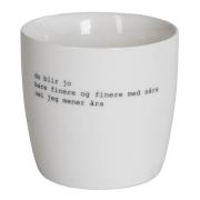 Sögne Home - Trygve Skaug krus du blir jo bare finere 30 cl hvit
