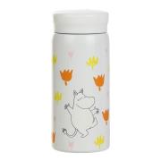 Moomin - Mummi termokopp 20 cl blomster hvit