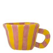 Bloomingville MINI - Nini krus 10 cl rosa/gul