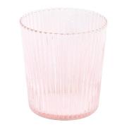 Paveau - Ribbed Elegance glass Pink 25 cl rosa