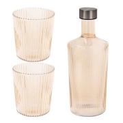 Paveau - Ribbed Elegance gaveeske Bells 3 deler beige