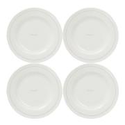 Lexington - Icons desserttallerken 22 cm 4 stk hvit/beige