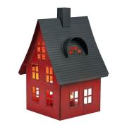 Markslöjd - Luton lyshus 1 lys 23 cm rød/svart