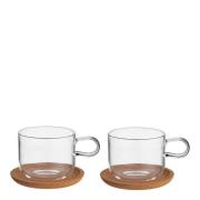 Kosta Boda - Viva kopp og fat 30 cl 2 stk