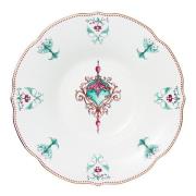 Magnor - Lucia dyp tallerken 22 cm hvit/rød/grønn